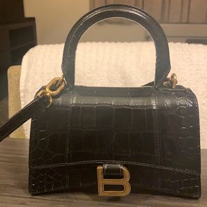 HOURGLASS XS TOP HANDLE BAG- Balenciaga